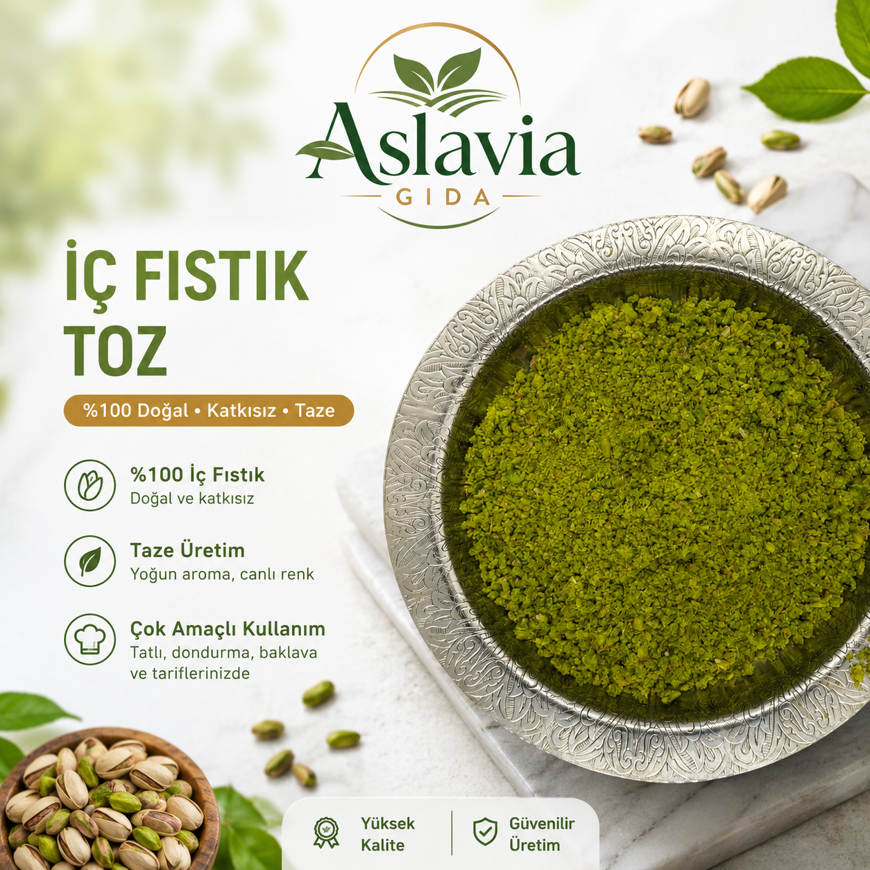 Toz Fıstık Satışı
